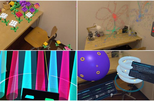 teaser image of GenXR-Bench: Benchmarking Coding Agents for Interactive XR Development