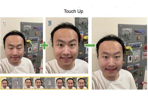 teaser image of Portrait Expression Editing With Mobile Photo Sequence